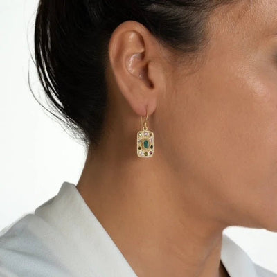 Medina Earring by Rubyteva Designs-RubyTeva Designs-Jewellery-Jade and May