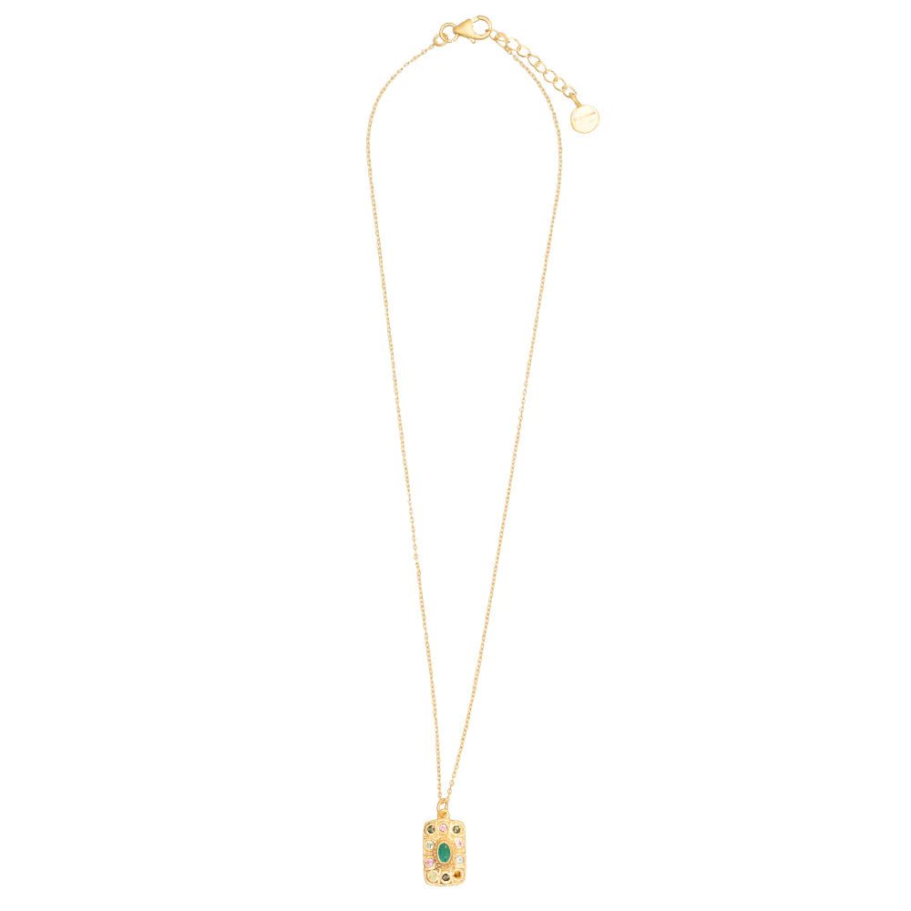 Medina Gold Pendant Necklace by Rubyteva Designs-RubyTeva Designs-Jewellery-Jade and May