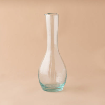 Moroccan Glass - Moroccan Carafe Bouteille Cigogne-Saarde-Drinkware-Jade and May