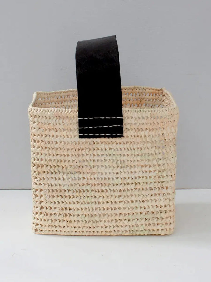 Moroccan Reed Basket - Forage Basket - Basket