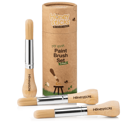 My First Paint Brush Set | Honeysticks Crayons-Honeysticks-Kids Art Supplies-Jade and May