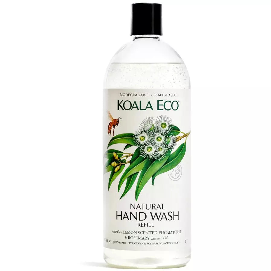 Natural Hand Wash - Lemon Scented Eucalyptus & Rosemary | Koala Eco-Koala Eco-Bath and Body-Jade and May