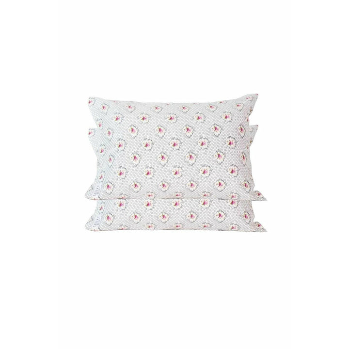 Organic Cotton Pillowcase Set - Vienna | Lazybones Australia-Lazybones Australia-Pillow Case-Jade and May