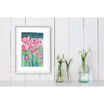 Pink Flowers | Kerrie Knuckey Art-Kerrie Knuckey Art-Art-Jade and May