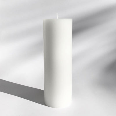 Pure White Pillar candle | Candle Kiosk-Candle Kiosk-Candles-Jade and May