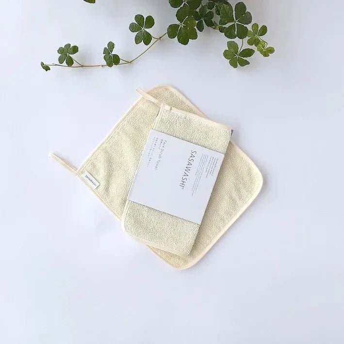 Sasawashi Face Scrub Towel | Japanese Bath Product-Sasawashi-Bath & Body-Jade and May