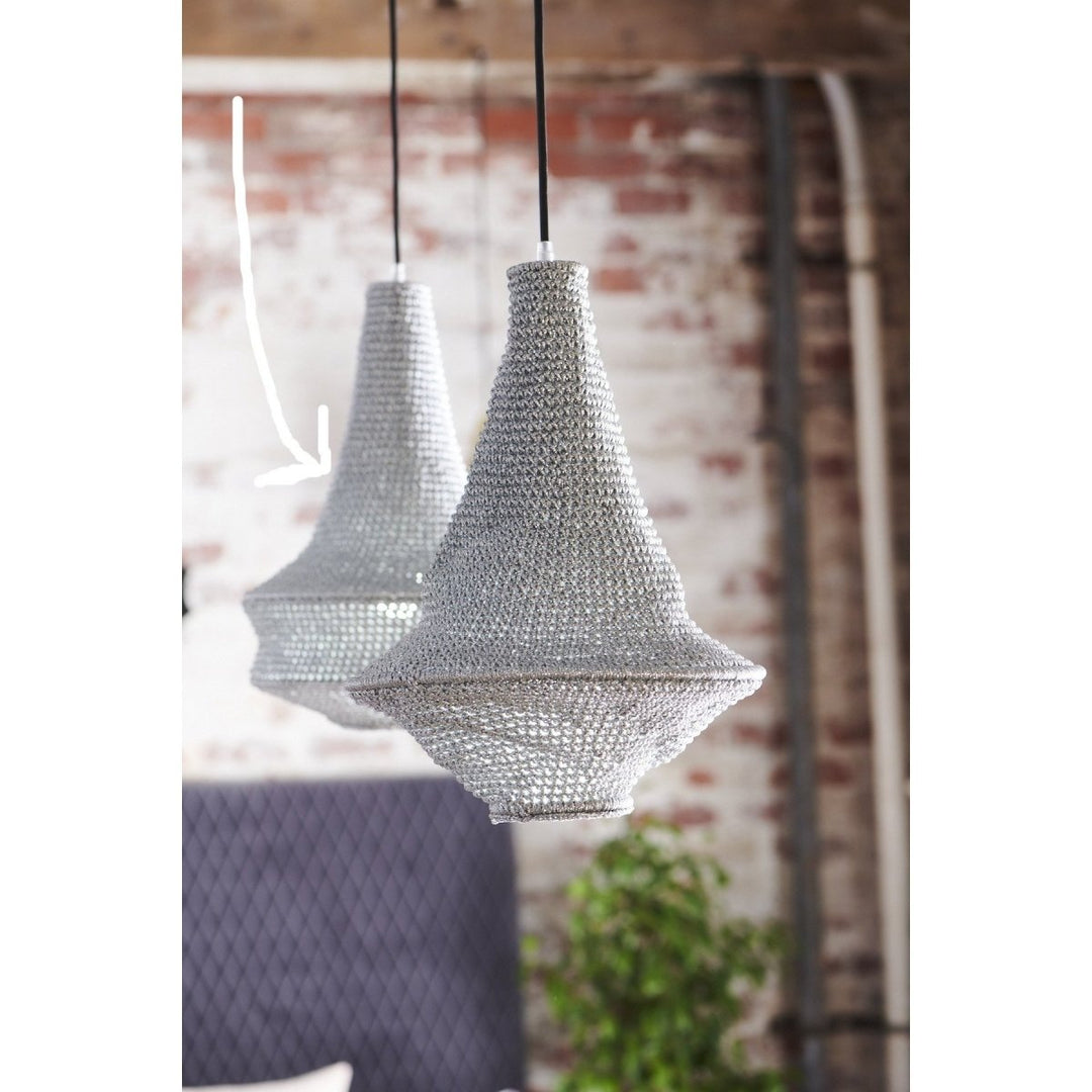 Joosh Moroccan Pendant - Metallic Silver - Lighting