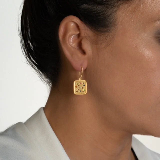 Souk Earring by Rubyteva Designs-RubyTeva Designs-Jewellery-Jade and May
