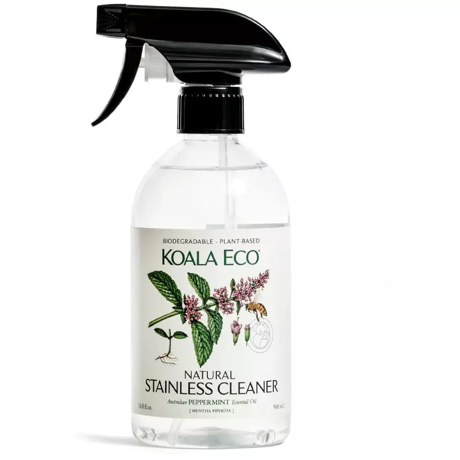 Stainless Steel & Chrome Cleaner | Koala Eco-Koala Eco-Natural Glass Cleaner-Jade and May