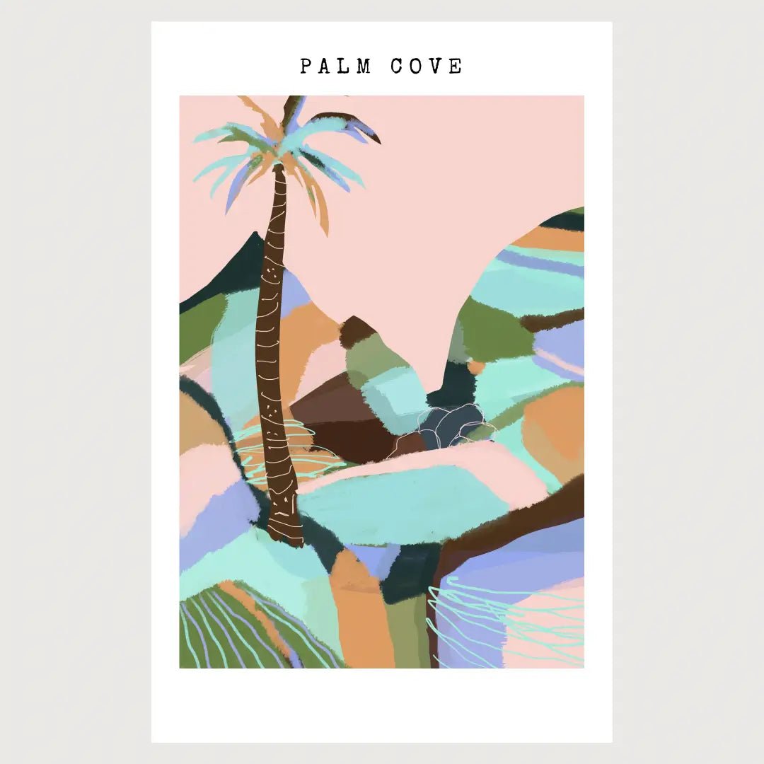 Sue Fantini Art - Palm Cove Print-Sue Fantini Art-Art-Jade and May