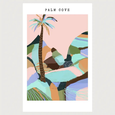 Sue Fantini Art - Palm Cove Print-Sue Fantini Art-Art-Jade and May
