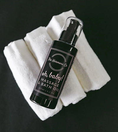 The Hermosa Co - Baby Massage & Bath Oil-The Hermosa Co-Bath and Body-Jade and May
