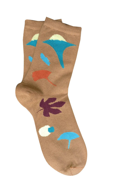 Tightology Cotton Socks - Medley Copper-Tightology-Socks-Jade and May