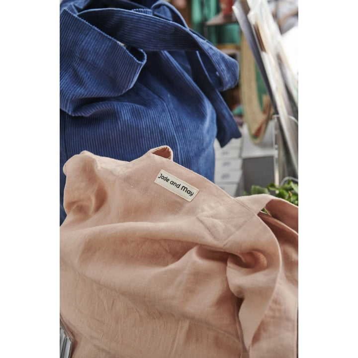Cord Tote Bag - Blue - Tote Bag